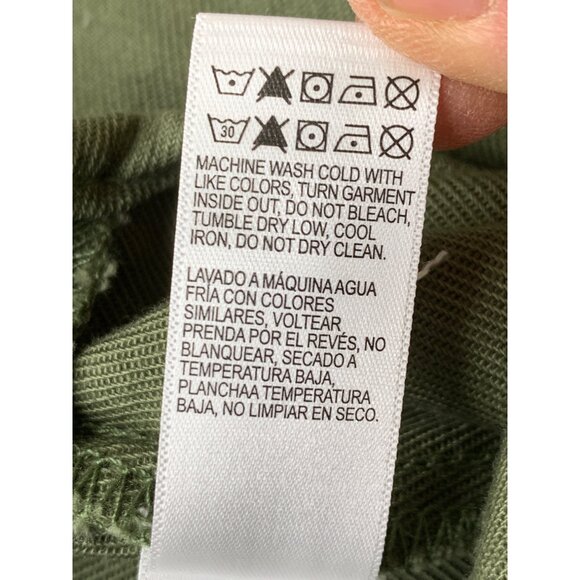 Lucky Brand Olive Green Button-Up Shirt Jacket XL Cotton Shackette 9093 NWT - Picture 6 of 12